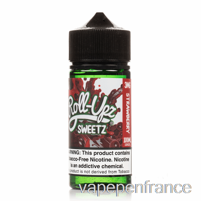 Fraise - Jus Roll-upz - 100 Ml 0 Mg Stylo Vape